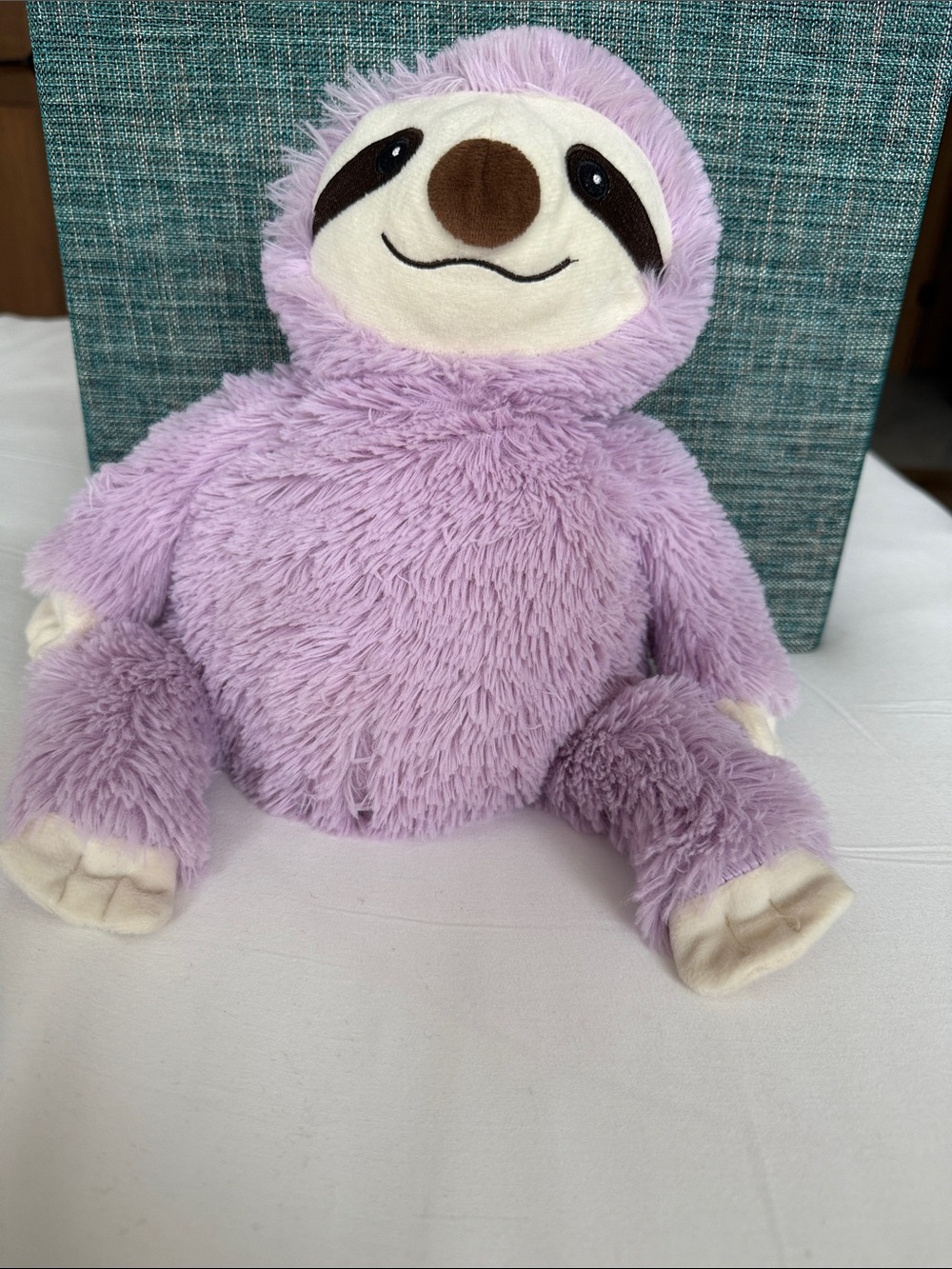Lavender Plush Sloth Stuffed Animal - Soft Cuddly Toy